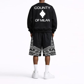 COUNTY OF MILAN - Sweat à col ras du cou avec logo