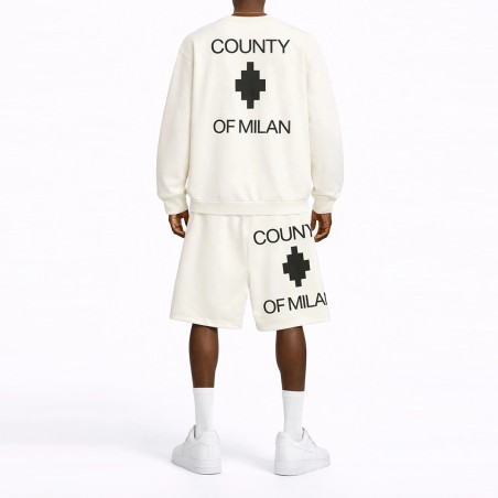 COUNTY OF MILAN - Sweatshirt mit Rundhalsausschnitt und Logo
