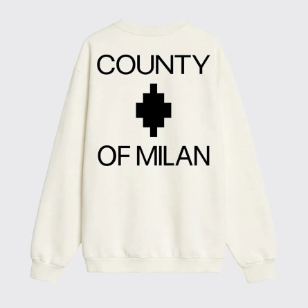 COUNTY OF MILAN - Felpa girocollo con...