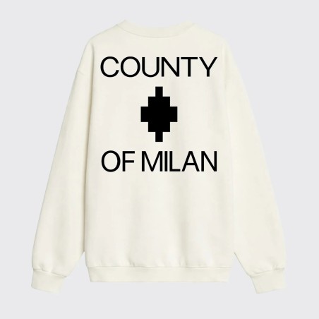 COUNTY OF MILAN - Sudadera de cuello redondo con logotipo