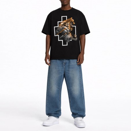 COUNTY OF MILAN - T-shirt avec imprimé tigre