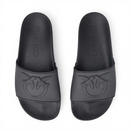 PINKO - Chausson avec logo Love Birds en relief