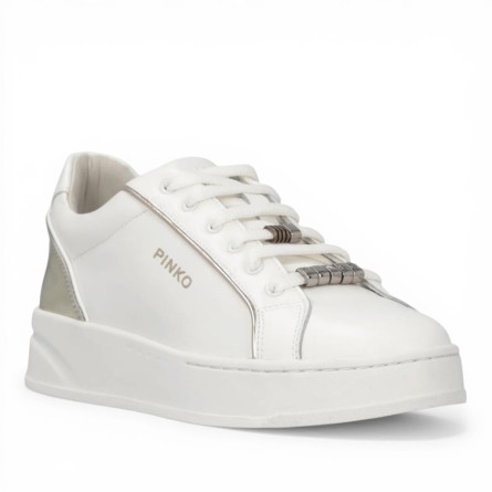 PINKO - Turnschuhe aus Leder mit Logo