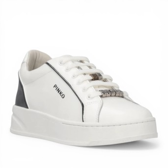 PINKO - Turnschuhe aus Leder mit Logo 2