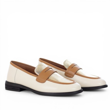 THE GIVER - Mocassino in pelle multicolore