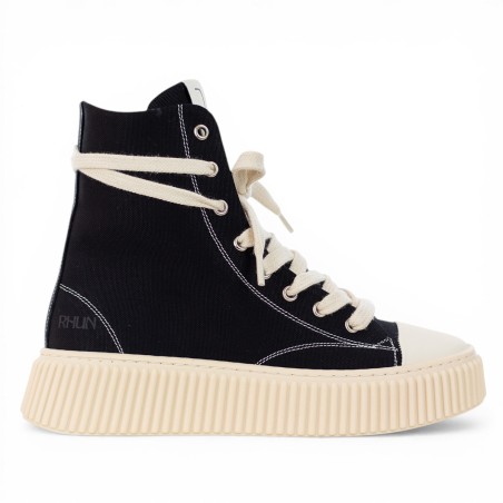 RHUN - Baskets Mid 2001 Treble Black Canvas