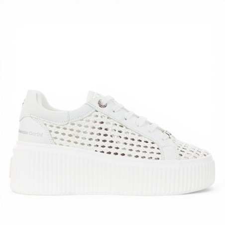 RENATO GARINI - Braided sneakers with logo