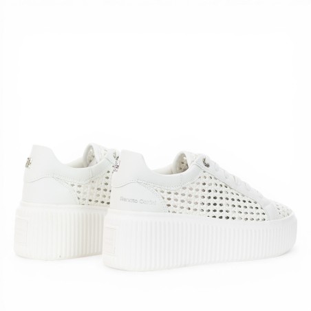 RENATO GARINI - Braided sneakers with logo