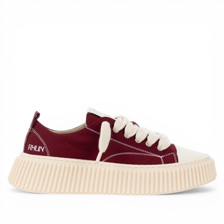 RHUN - Sneakers 2020 Treble Burgundy Canvas
