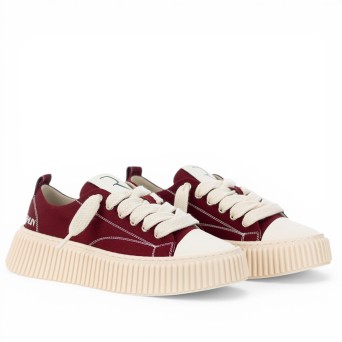 RHUN - Turnschuhe 2020 Treble Burgundy Segeltuch 2