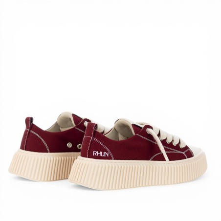RHUN - Turnschuhe 2020 Treble Burgundy Segeltuch