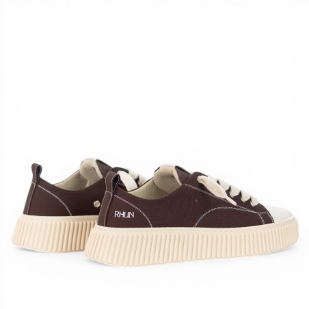 RHUN - Sneakers 2020 Treble Brown Canvas