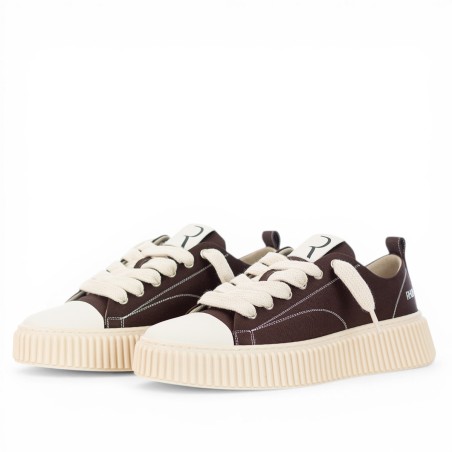 RHUN - Sneakers 2020 Treble Brown Canvas