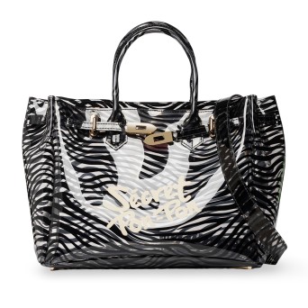 SECRET PON PON - Hand Bag Brigitte Animalier Zebra