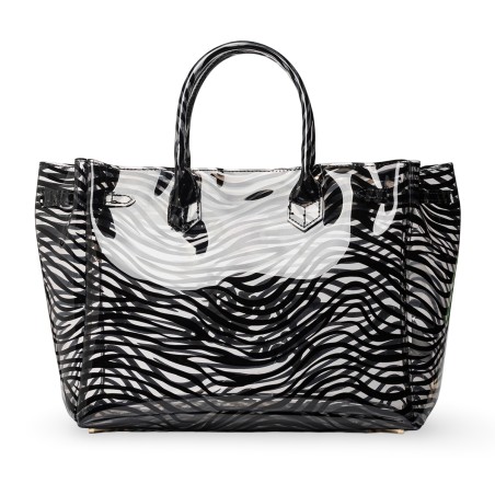 SECRET PON PON - Brigitte Animalier Zebra Handtasche