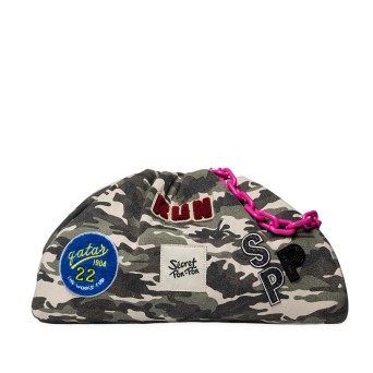 SECRET PON PON - Camouflage Canvas Capri Clutch Bag
