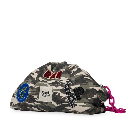 SECRET PON PON - Pochette Capri Canvas Camouflage