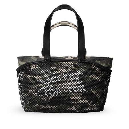 SECRET PON PON - City Tote M Camouflage Shoulder Bag