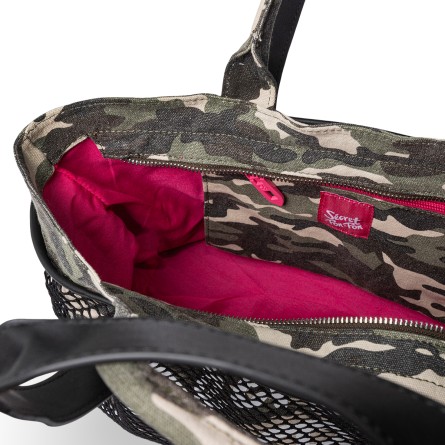 SECRET PON PON - City Tote M Camouflage Shoulder Bag