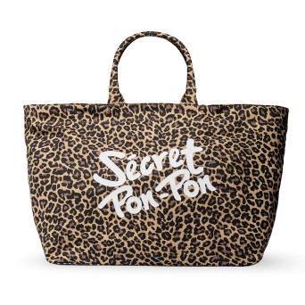 SECRET PON PON - City Tote L Leopard Umhängetasche 2