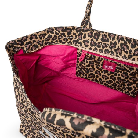 SECRET PON PON - Bandolera City Tote L Leopardo
