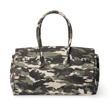SECRET PON PON - Grace Canvas M Camouflage Shoulder Bag
