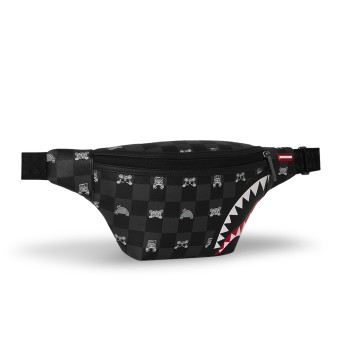 SPRAYGROUND - Sac de ceinture Savvy à carreaux gris 2