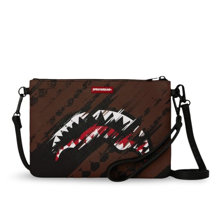 SPRAYGROUND - Shark Check Brown...