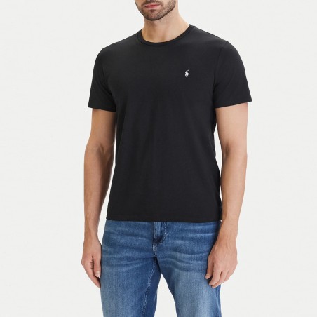 POLO RALPH LAUREN - T-Shirt mit Rundhalsausschnitt und gesticktem Logo