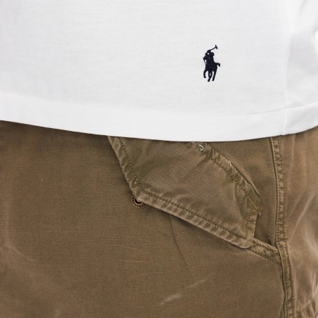 POLO RALPH LAUREN - T-shirt à col ras du cou avec maxi imprimé logo