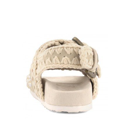 MOU - Bio Kid Sandale mit floralen Nieten