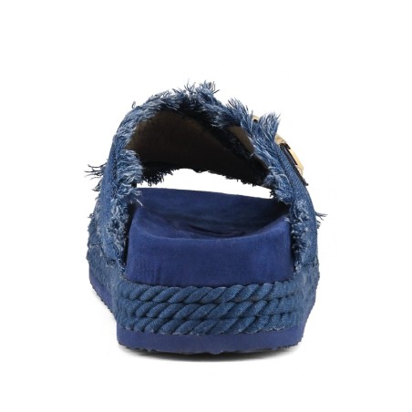MOU - Sandal Criss-cross Denim