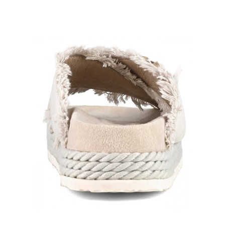 MOU - Sandalia Denim entrecruzado