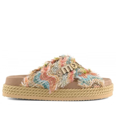 MOU - Sandal Criss-Cross Raffia