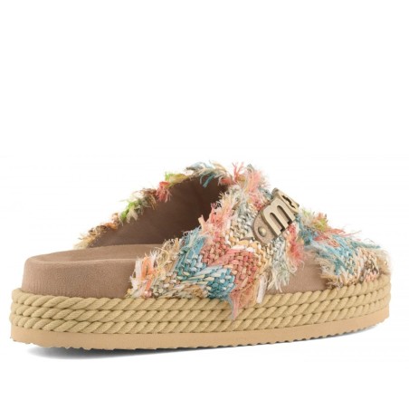 MOU - Sandal Criss-Cross Raffia
