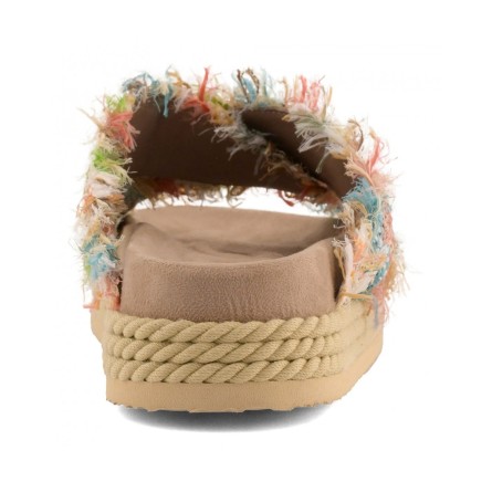 MOU - Sandalo Criss-Cross Raffia