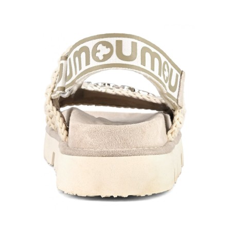 MOU - Bio Sandal in suede and canvas
