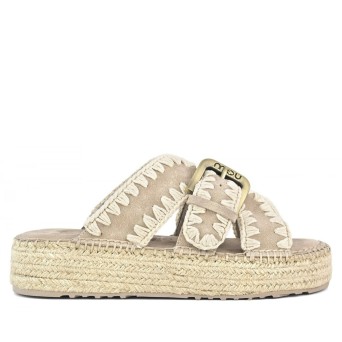 MOU - Sandale Daim Jute