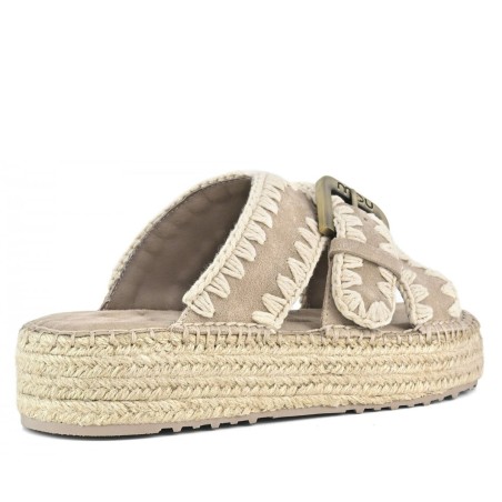 MOU - Sandale Daim Jute