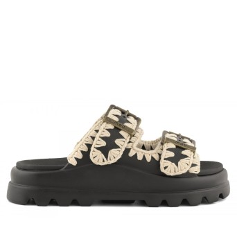 MOU - Sandal in Eva mit doppelter Schnalle