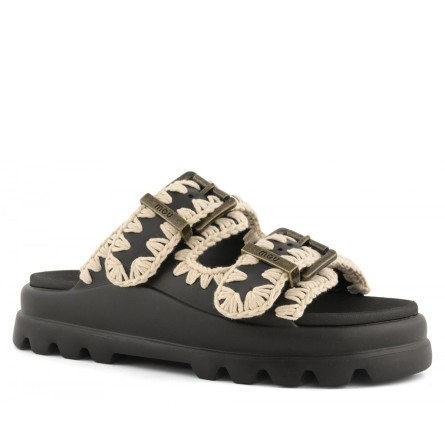 MOU - Sandal in Eva with double buckle
