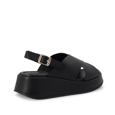 FRAU - Sandale cuir avec sangle